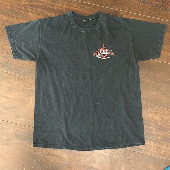 Black Graphic T-Shirt with Car Design - Picture 2 of 2